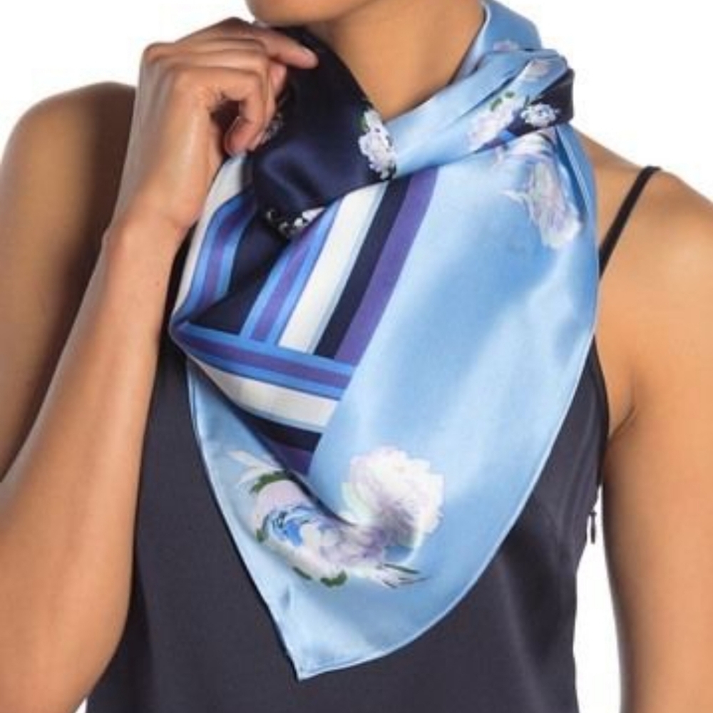 Halogen Print 100% Silk Scarf